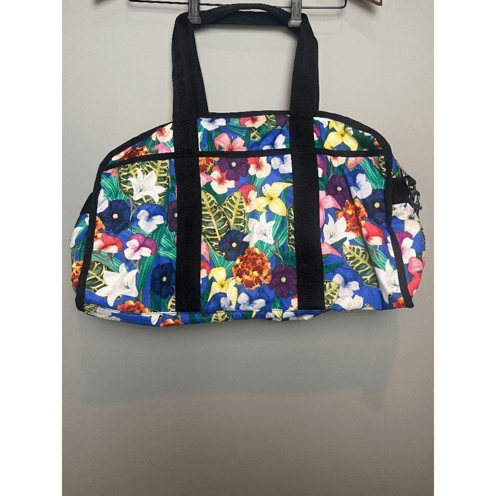 LeSportsac Bergen Women's Weekend Nylon Tropical Floral Duffel‎ Bag Multicolor